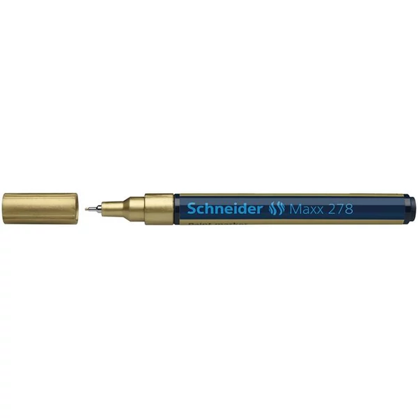 Lakkmarker, 0,8 mm, SCHNEIDER "Maxx 278", arany - 2