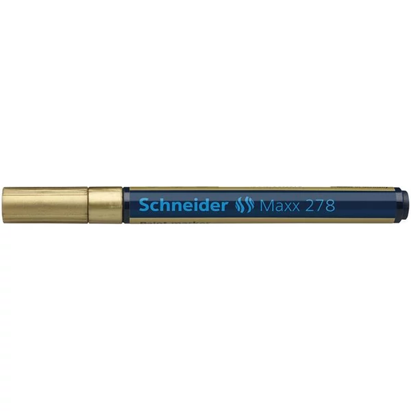 Lakkmarker, 0,8 mm, SCHNEIDER "Maxx 278", arany - 3