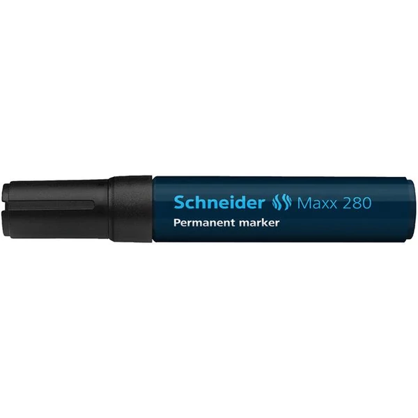 Alkoholos marker, 4-12 mm, vágott, SCHNEIDER "Maxx 280", fekete - 3