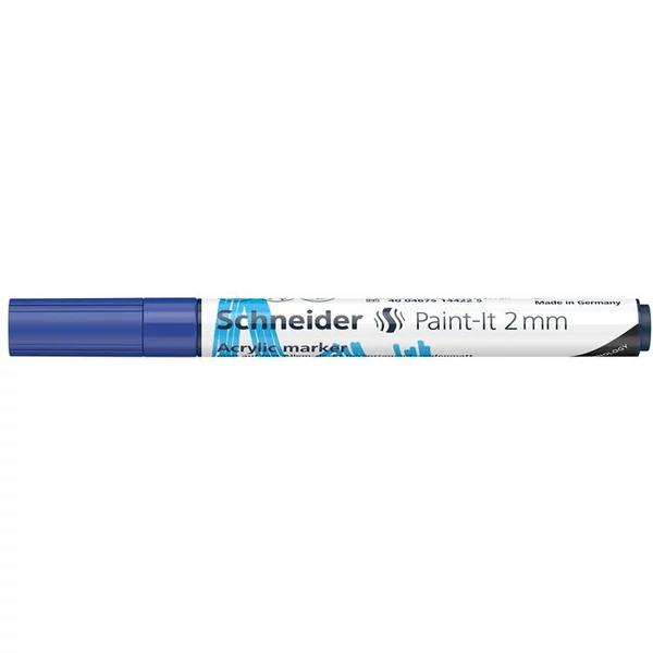 Dekormarker, akril, 2 mm, SCHNEIDER "Paint-It 310", kék - 3