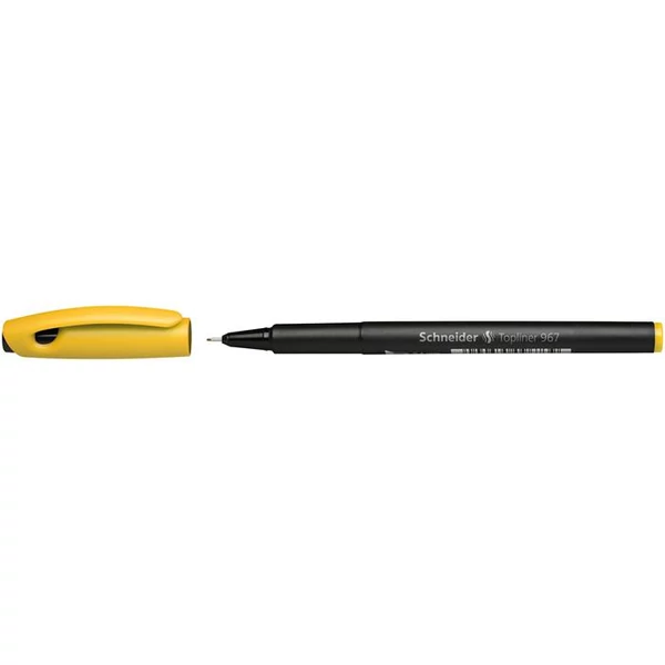 Tűfilc, 0,4 mm, SCHNEIDER "Topliner 967", sárga - 2