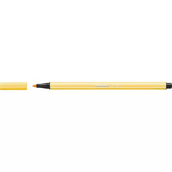 Rostirón, 1 mm, STABILO "Pen 68", sárga - 2