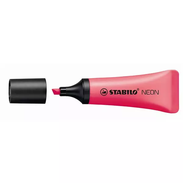 Szövegkiemelő, 2-5 mm, STABILO "Neon", rózsaszín - 2