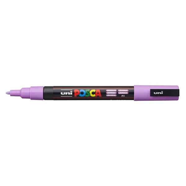 Dekormarker, 0,9-1,3 mm, UNI "Posca PC-3M", levendula