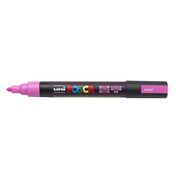 Dekormarker, 1,8-2,5 mm, UNI "Posca PC-5M", fluor rózsaszín - 2