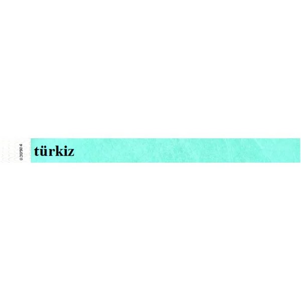 Karszalag, 3/4", tyvek, türkiz