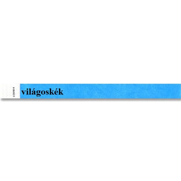 Karszalag, 3/4", tyvek, világos kék