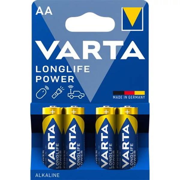 Elem, AA ceruza, 4 db, VARTA "Longlife Power"