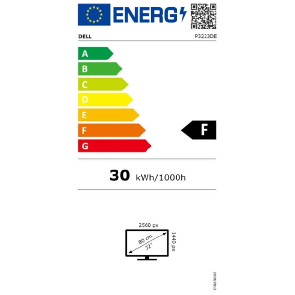 Dell P3223DE 31.5" LED monitor HDMI, DP, USB Type-C (2560x1440) - 2