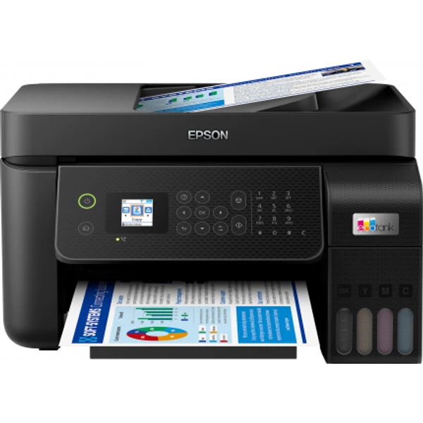 Epson Ecotank L5290 színes tintasugaras A4 4in1 MFP, ADF, Ethernet, WIFI, 3 év g