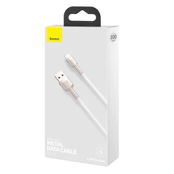 Baseus Cafule USB-Lightning kábel, 2,4A, 1 m (fehér) - 11