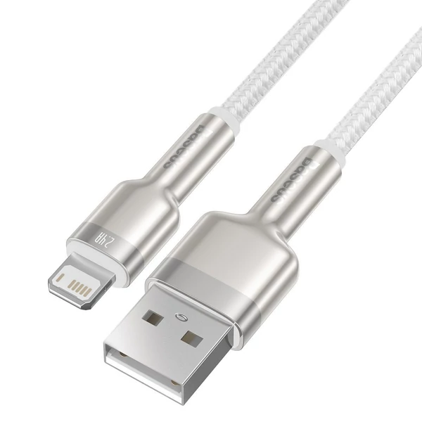 Baseus Cafule USB-Lightning kábel, 2,4A, 1 m (fehér) - 5