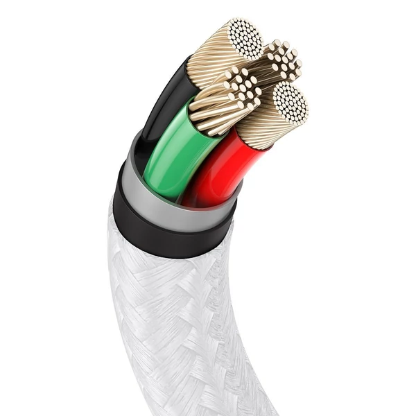 Baseus Cafule USB-Lightning kábel, 2,4A, 1 m (fehér) - 6