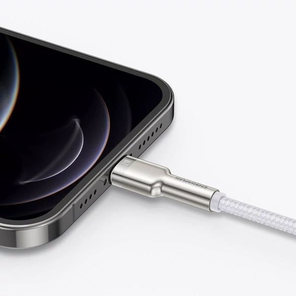 Baseus Cafule USB-Lightning kábel, 2,4A, 1 m (fehér) - 7