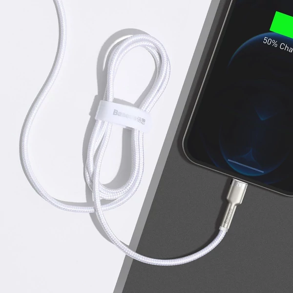 Baseus Cafule USB-Lightning kábel, 2,4A, 1 m (fehér) - 8