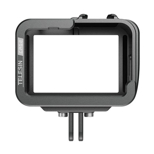 TELESIN Aluminum cage for GoPro Hero 12/11/10/9 +vertical adapter - 3
