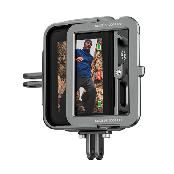 TELESIN Aluminum cage for GoPro Hero 12/11/10/9 +vertical adapter - 6