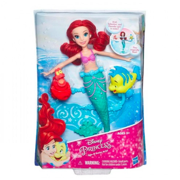 Disney Hercegnők Ariel úszó-forgó baba