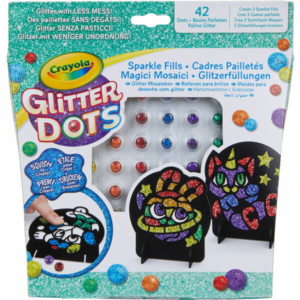 Crayola: Glitteres Dekorgyöngyök - mozaikkép készítő készlet