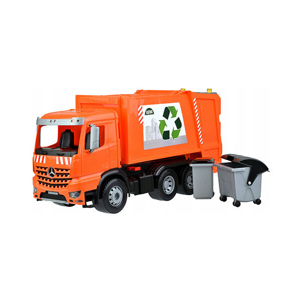  LENA: Mercedes Worxx Arocs szelektív hulladékszállító kukásautó - 54 cm