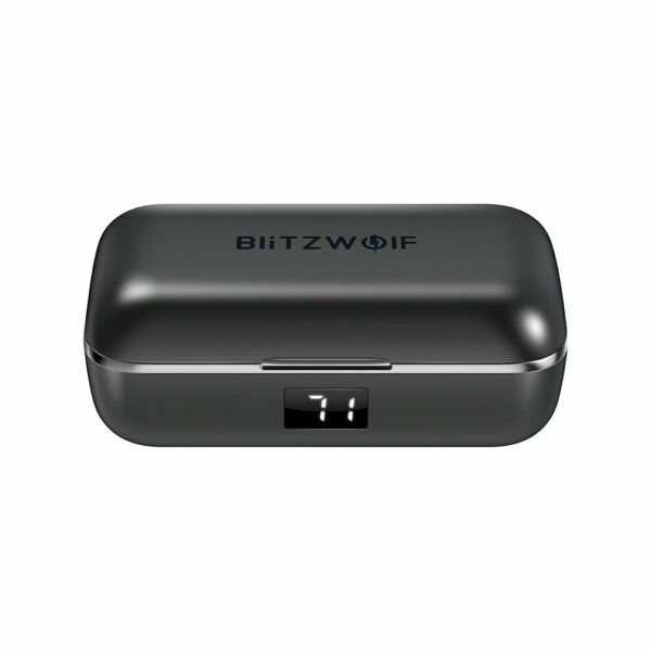 BlitzWolf® BW-FYE6 vezeték nélküli fülhallgató digitális kijelzővel és mikrofonnal (IPX6)