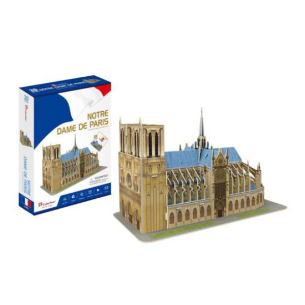 3D puzzle Notre Dame (53 db-os)