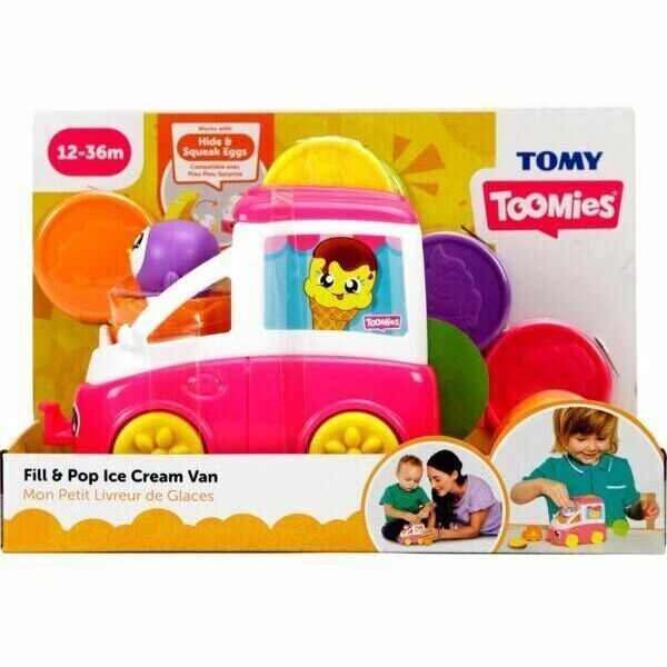 Tomy Toomies: Vidám fagyiskocsi foglalkoztató - rózsaszín
