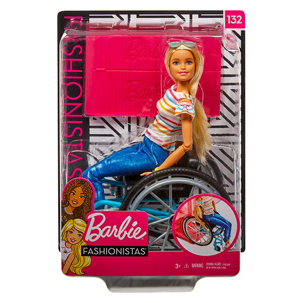 Barbie Fashionistas: kerekesszékes baba