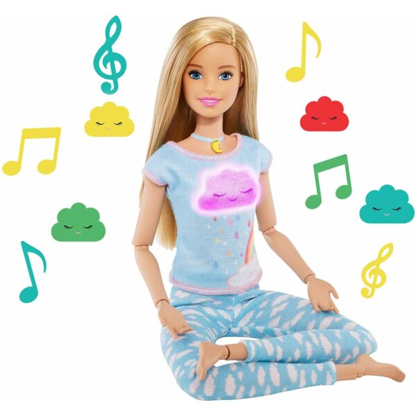Barbie: Meditációs baba kutyussal, fény- és hanghatásokkal