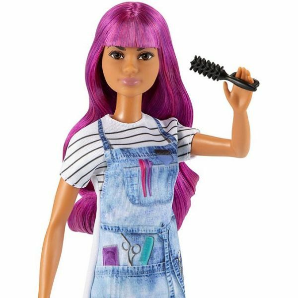 Barbie: Karrier baba - lila hajú fodrász