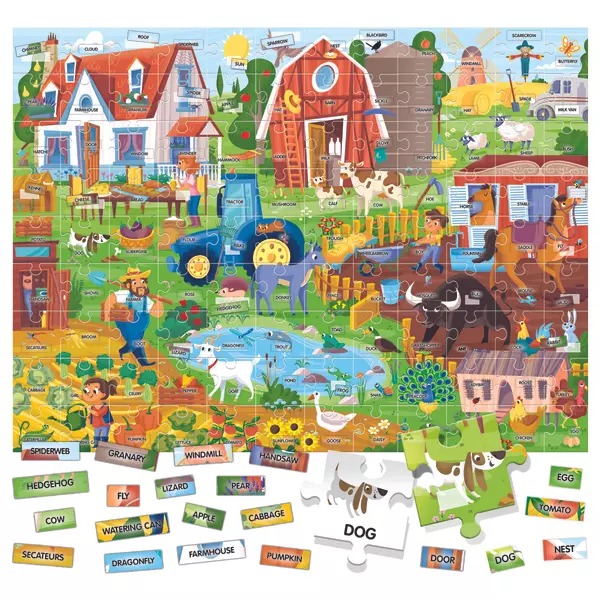 Könnyen angolul - Farm puzzle