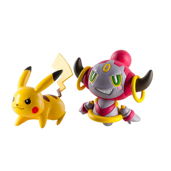 Tomy: Pokémon Pikachu és Hoopa Confined figura