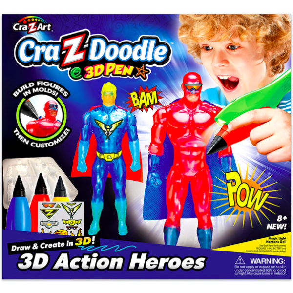 Cra-Z-Doodle: Határtalan Fantázia sztorim 3D toll - szuperhősök