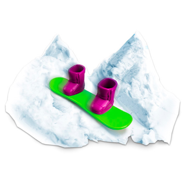 Floof! Hópehely gyurma: Snowboard Park készlet - 35g