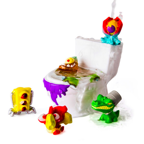 Flush Force: Mutáns figurák WC-ben 5 darabos szett - többféle