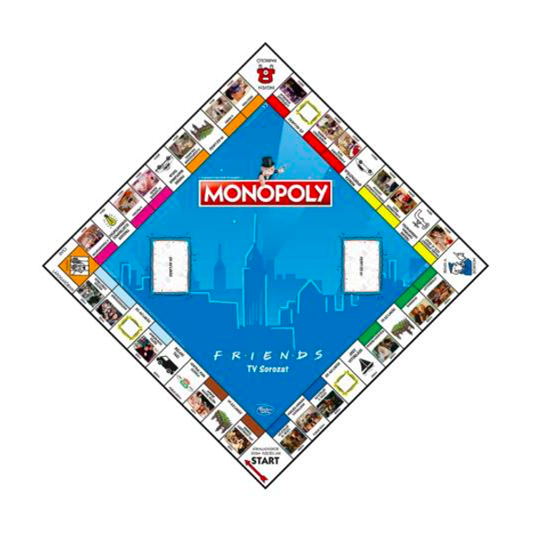 Hasbro Monopoly - Jóbarátok társasjáték (magyar)
