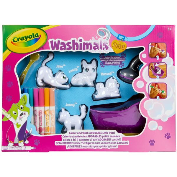 Crayola Washimals mosható állatkák szett - háziállatok
