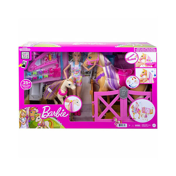 Barbie: Stílusvarázs lovarda játékszett