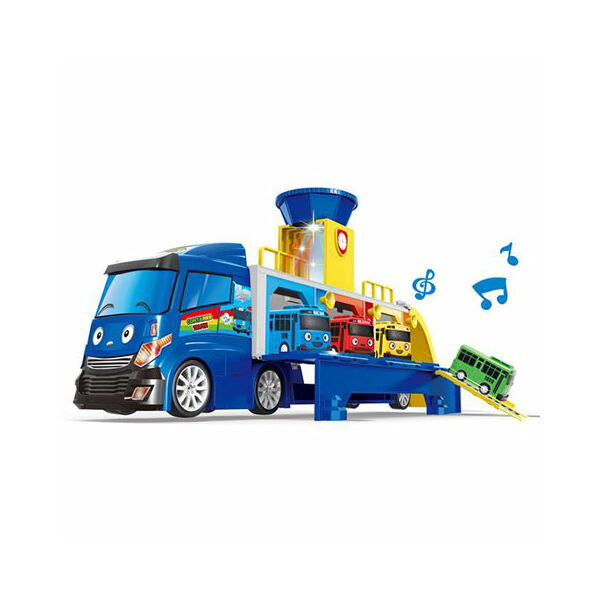 Autószállító busz játékszett hanggal