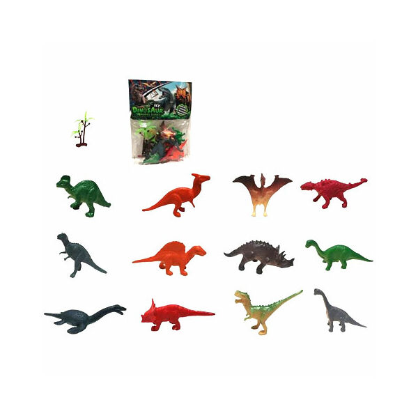 Dinoszaurusz figurák - 12 db-os készlet