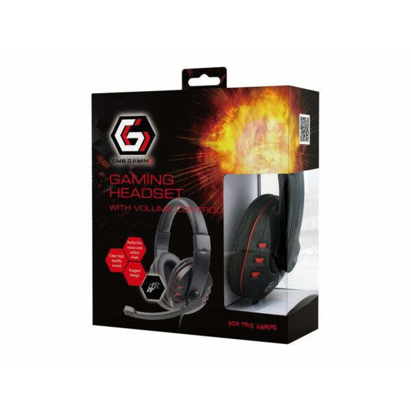 GEMBIRD GHS-402 Gaming headset gloss blc - 3