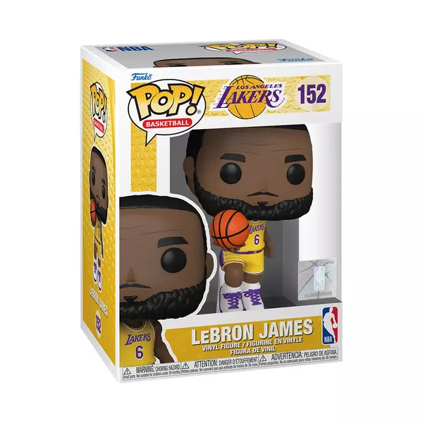 Funko Pop! Basketball: NBA Lakers - LeBron James #152 Vinyl Figure (Platform nélküli)