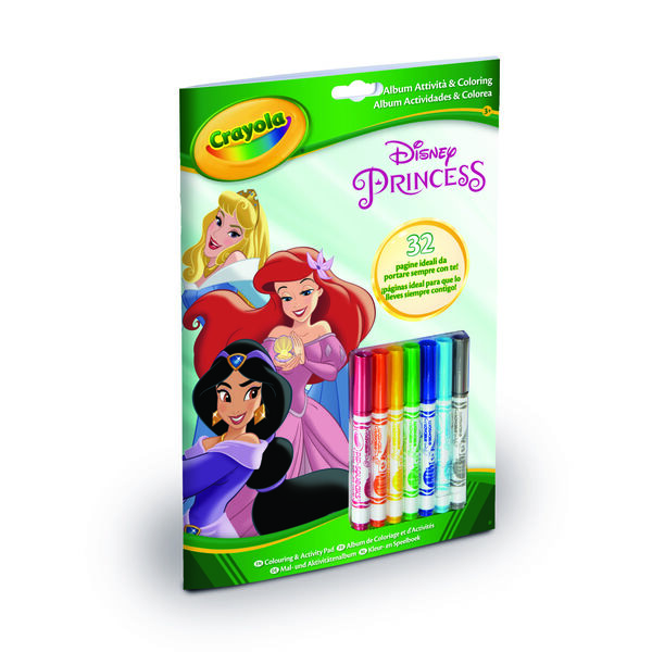 Crayola: Disney-hercegnő kifestő és foglalkoztató