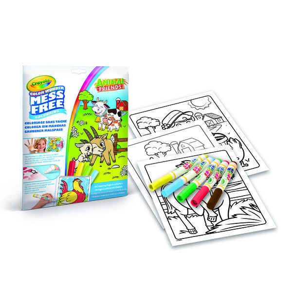 Crayola: Color Wonder Állatok a tanyán maszatmentes kifestő