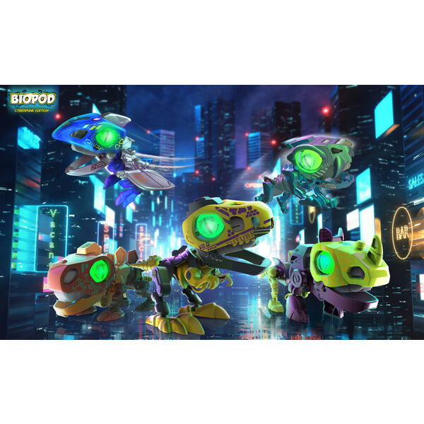 Silverlit Biopod: Cyberpunk Őslények a kapszulában - 2 db-os szett