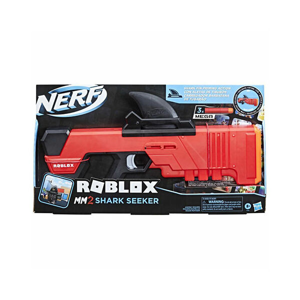 Nerf Roblox MM2 Shark Seeker szivacslövő fegyver