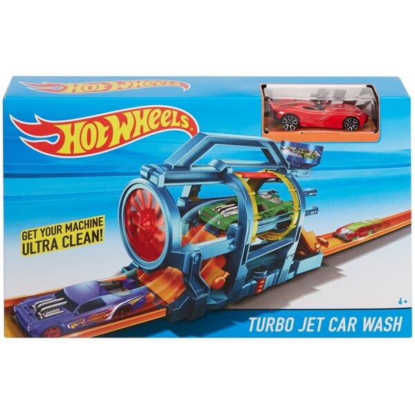 Hot Wheels Turbo Jet autómosó játékszett