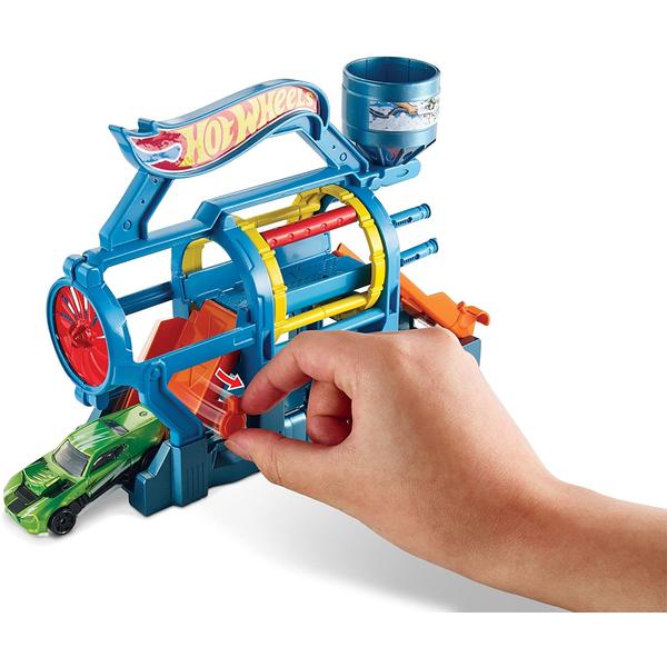 Hot Wheels Turbo Jet autómosó játékszett