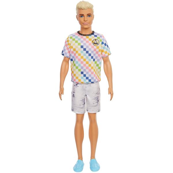 Barbie - Fashionista - Fiú Baba Kockás Felsőben