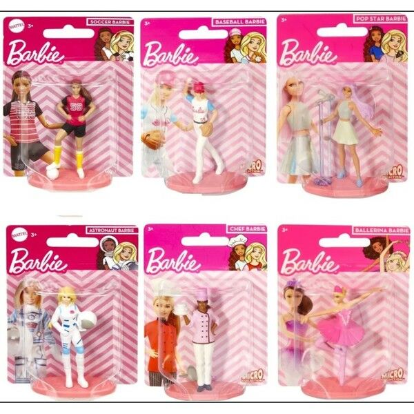 Barbie: Gyűjthető mini figurák - többféle
